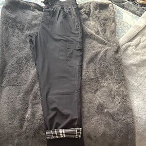 NWOT women’s Eddie Bauer Black Fleece Lined Joggers Size M